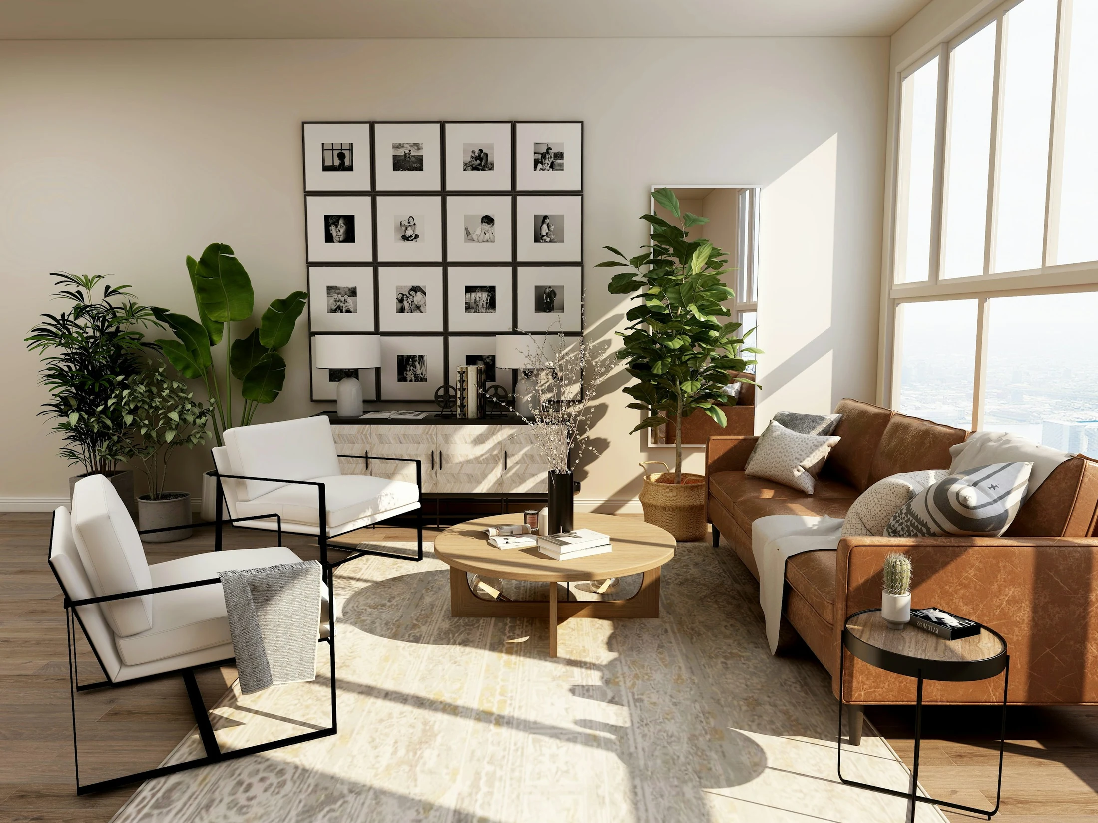 INTERIOR 11 Luxury Minimalist Penthouse Living Room